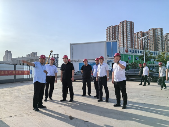 集團總工程師李占武帶隊到四分公司西南地表水廠(chǎng)項目考察交流